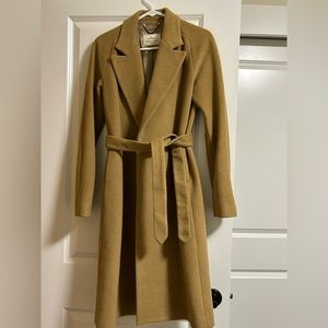 Wilfred camel coat